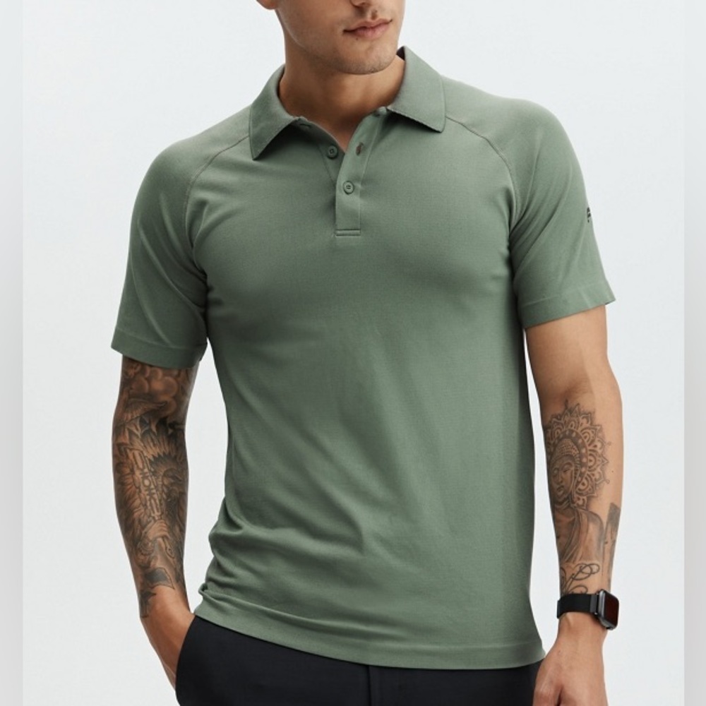 Fabletics Training Day Men's Polo - Picture 8 of 10